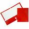 JAM Paper 9.5" x 11.5" Glossy 3-Hole Punch Folders, 12ct.